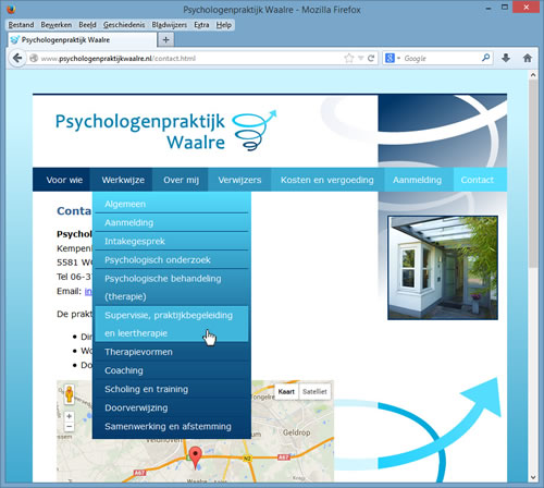 Psychologenpraktijk Waalre - de contact pagina